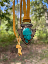 Load image into Gallery viewer, Sterling & Turquoise Arrowhead