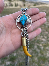 Load image into Gallery viewer, Kingman, Jade, & Bullet Necklace