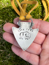 Load image into Gallery viewer, Sterling & Turquoise Arrowhead