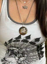 Load image into Gallery viewer, Turquoise Fidget Eagle Necklace