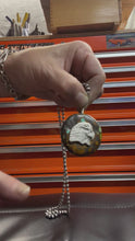 Load and play video in Gallery viewer, Turquoise Fidget Eagle Necklace