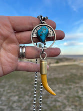 Load image into Gallery viewer, Kingman, Jade, &amp; Bullet Necklace
