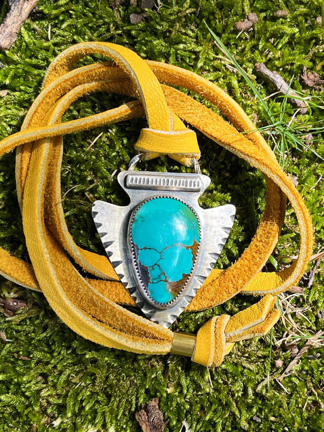 Sterling & Turquoise Arrowhead