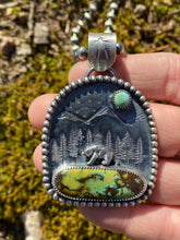 Load image into Gallery viewer, Grizzly Mountain Pendant
