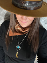 Load image into Gallery viewer, Kingman, Jade, &amp; Bullet Necklace
