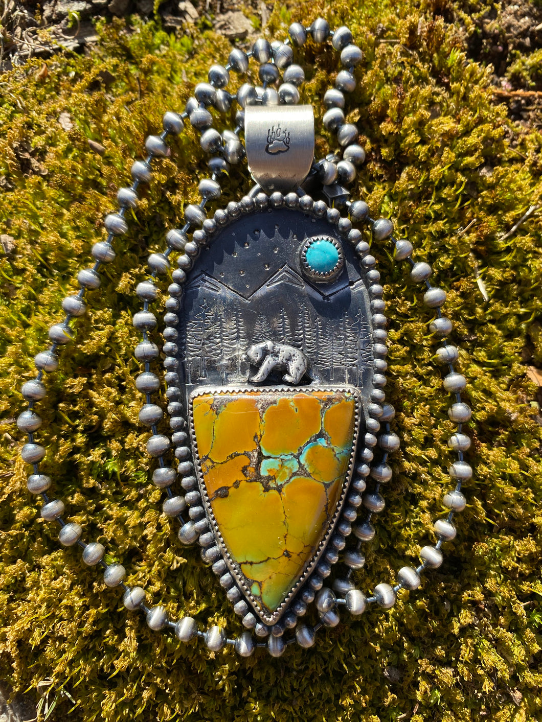 Grizzly Mountain Pendant