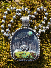 Load image into Gallery viewer, Grizzly Mountain Pendant
