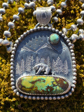 Load image into Gallery viewer, Grizzly Mountain Pendant
