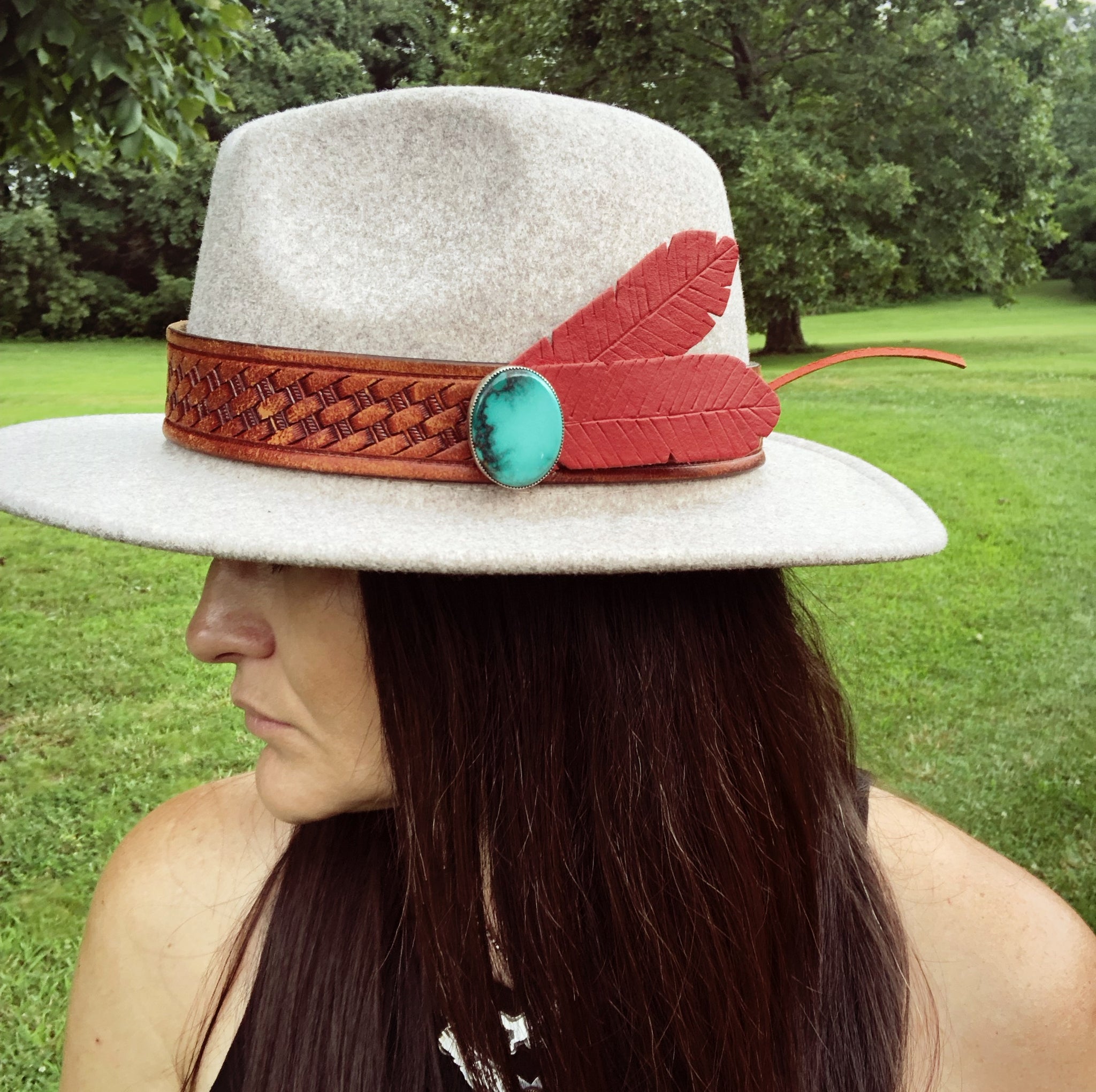 The Buffalo LV Hat Band – The Turquoise Pistol