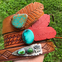 Load image into Gallery viewer, Turquoise Arrowhead Hat Band
