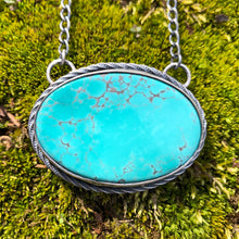 Load image into Gallery viewer, Double-sided Turquoise Pendant
