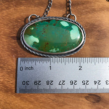 Load image into Gallery viewer, Double-sided Turquoise Pendant
