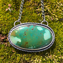 Load image into Gallery viewer, Double-sided Turquoise Pendant
