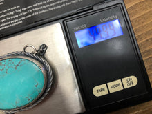 Load image into Gallery viewer, Double-sided Turquoise Pendant
