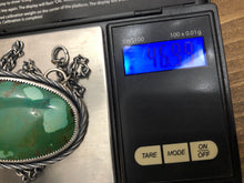 Load image into Gallery viewer, Double-sided Turquoise Pendant
